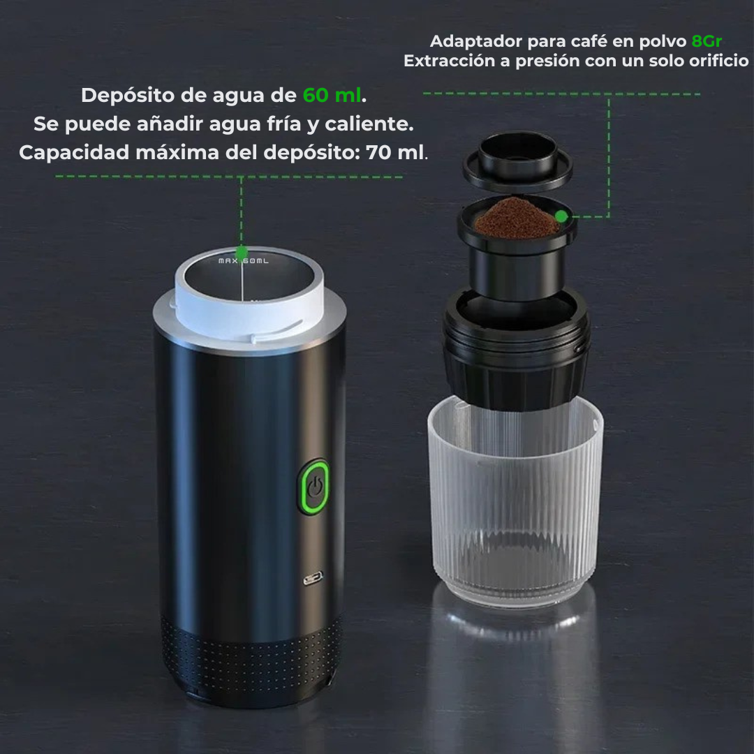 EspressoJet™ Cafetera  Expresó Portátil