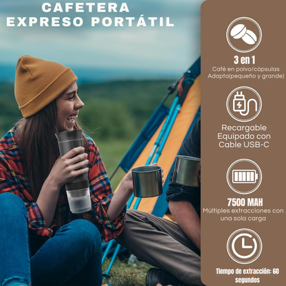 EspressoJet™ Cafetera  Expresó Portátil